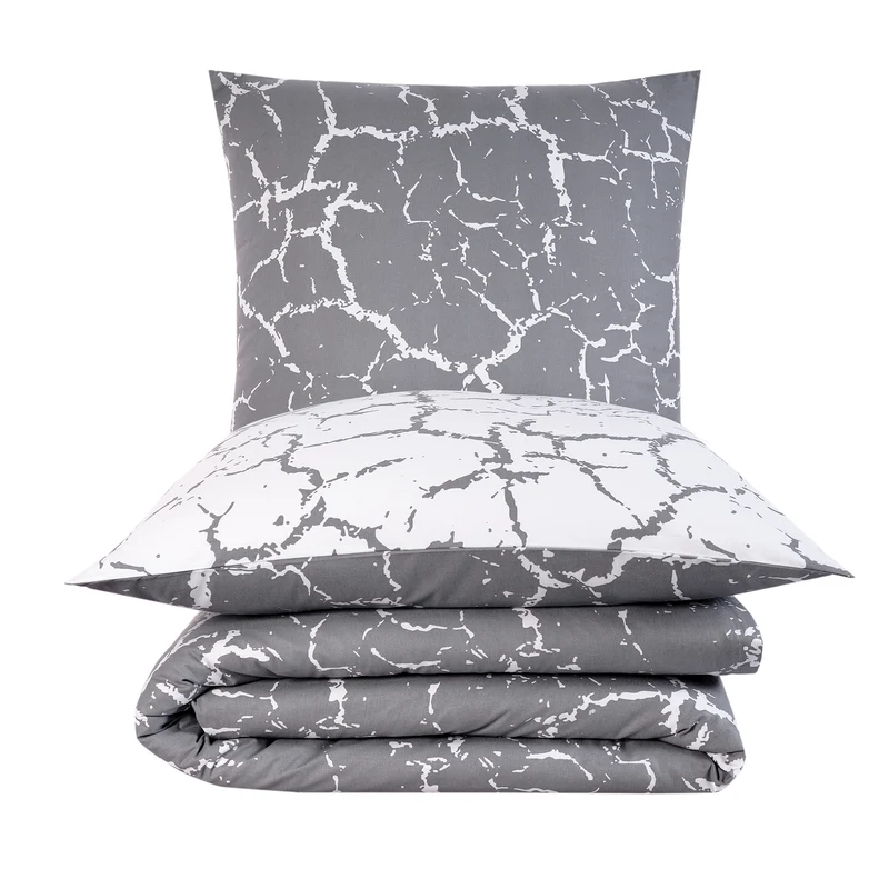 100% Baumwolle Renforcé Bettwäsche - Mercer Grey
