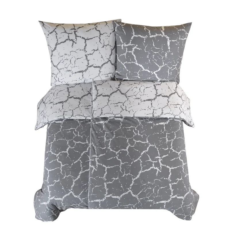 100% Baumwolle Renforcé Bettwäsche - Mercer Grey