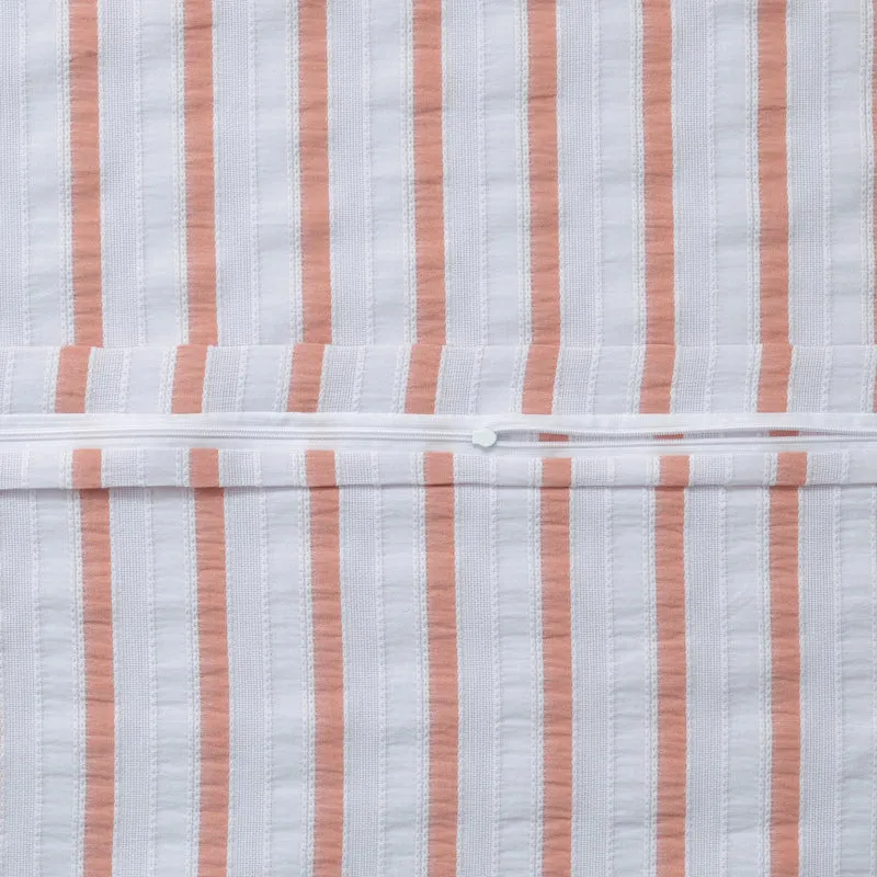 100% Baumwolle Natural Bettwäsche Vintage - Lachsfarben