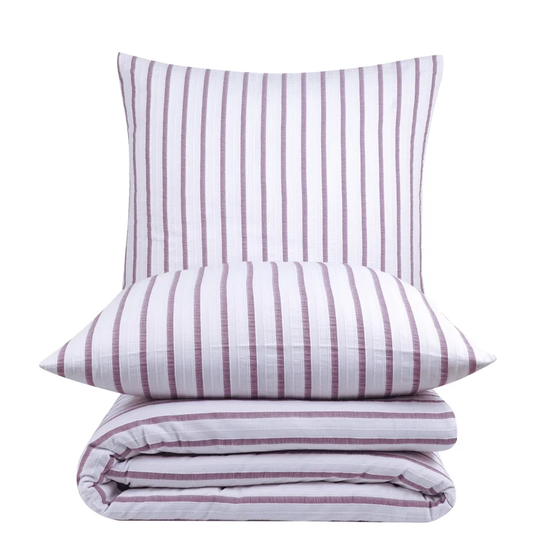 100% Baumwolle Natural Bettwäsche Vintage - Lila