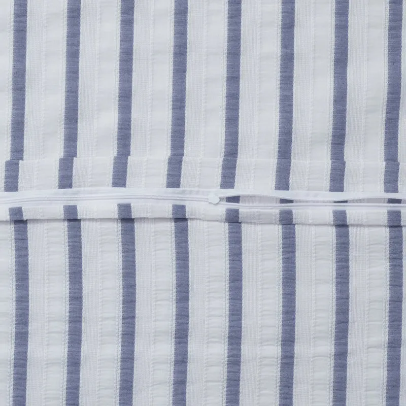 100% Baumwolle Natural Bettwäsche Vintage - Blau