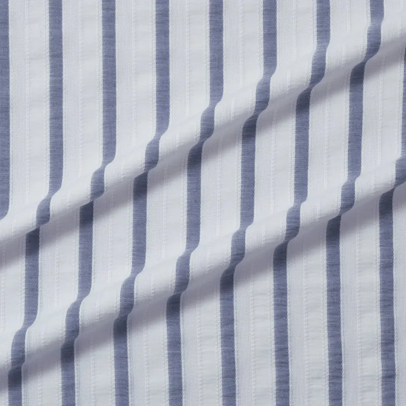 100% Baumwolle Natural Bettwäsche Vintage - Blau