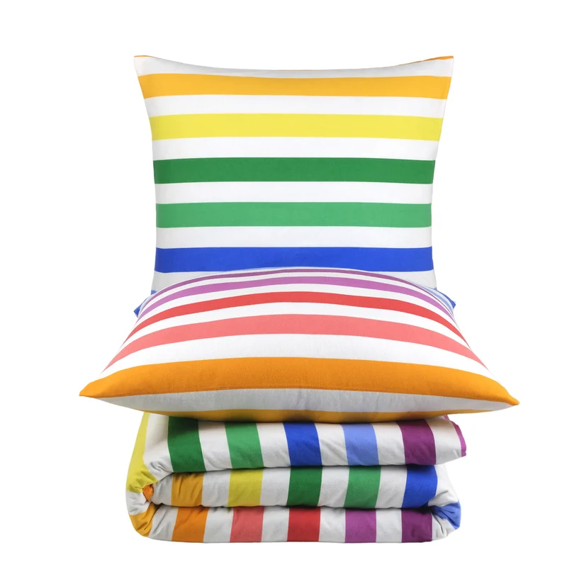 100% Baumwolle Biber Bettwäsche - Rainbow Shine