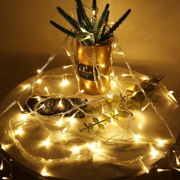 LED-Weihnachtsbaumbeleuchtung – 300 LEDs – 24 m – 220 V – Mehrere Farben