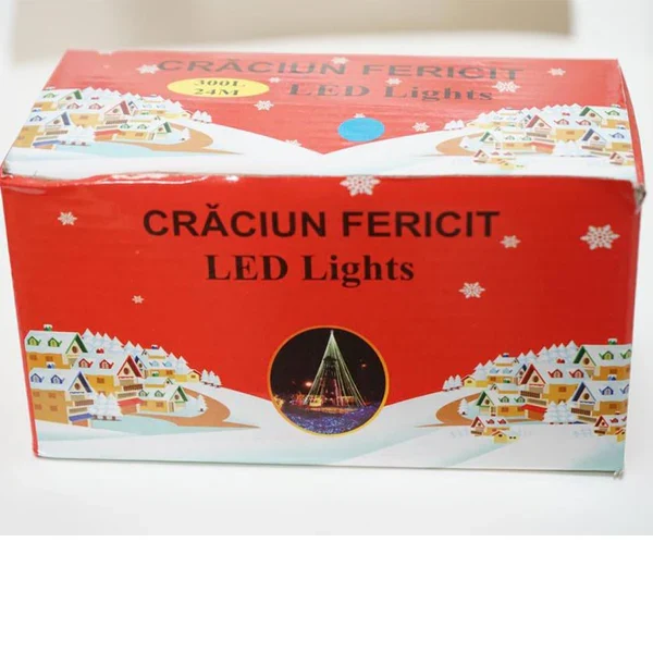 LED-Weihnachtsbaumbeleuchtung – 300 LEDs – 24 m – 220 V – Mehrere Farben