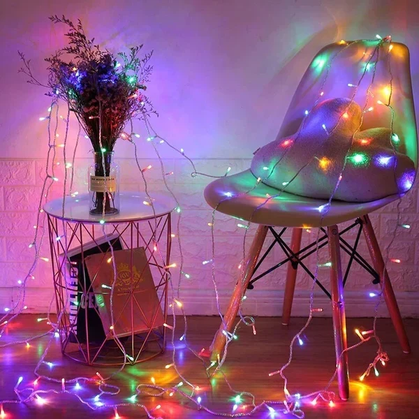 LED-Weihnachtsbaumbeleuchtung – 200 LEDs – 16 m – 220 V – Mehrere Farben