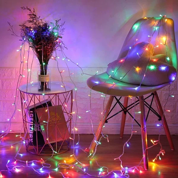 LED-Weihnachtsbaumbeleuchtung – 200 LEDs – 16 m – 220 V – Mehrere Farben