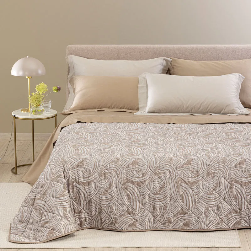 Copriletto Primaverile Apollo in Raso Jacquard 80 gr/mq