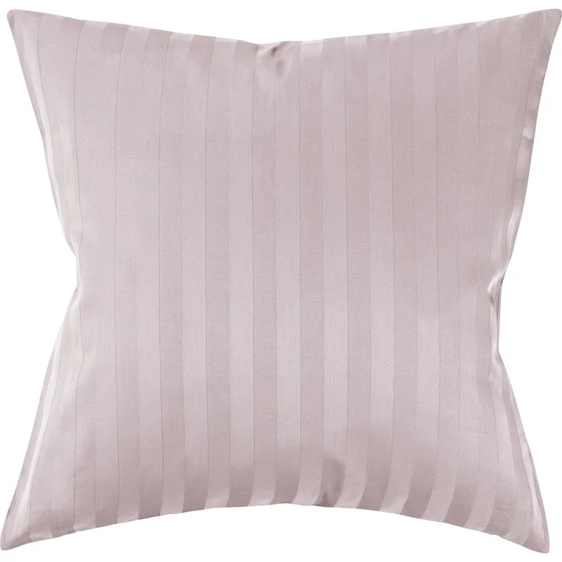Mako Satin Kissenbezug Damast Streifen - Pure Label - Anthrazit - 40x40cm