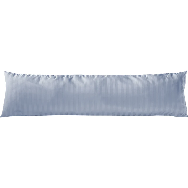 Mako Satin Kissenbezug Damast Streifen - Pure Label - Anthrazit - 40x40cm