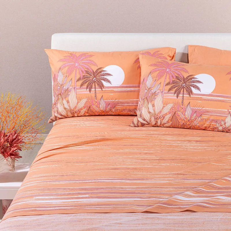 Completo Lenzuola Palm Spring in Cotone