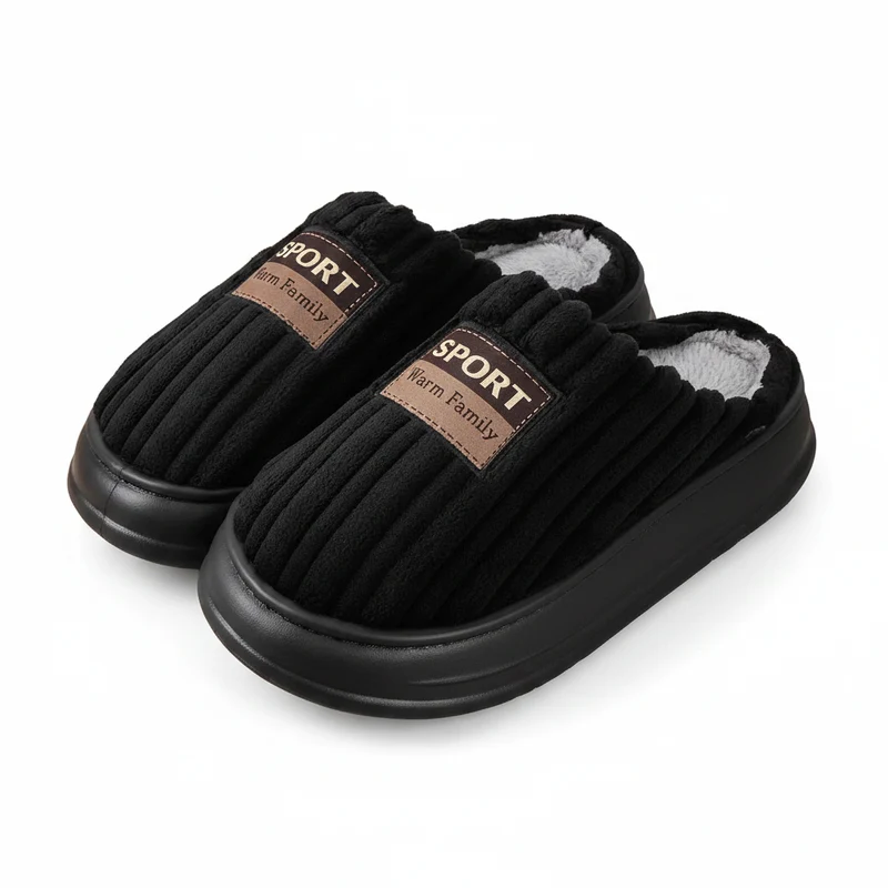 Herren-Hausschuhe aus Wildleder mit Memory-Schaum – Bequeme, kuschelige Hausschuhe