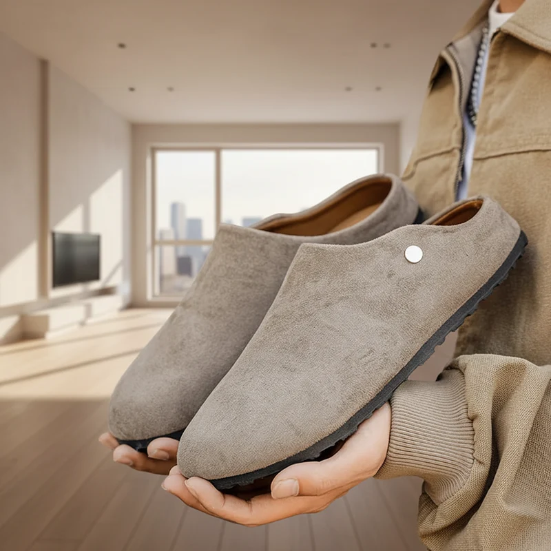 Bequeme Wildleder-Clogs für Herren – Luxuriöser Stil trifft auf ultimative Entspannung