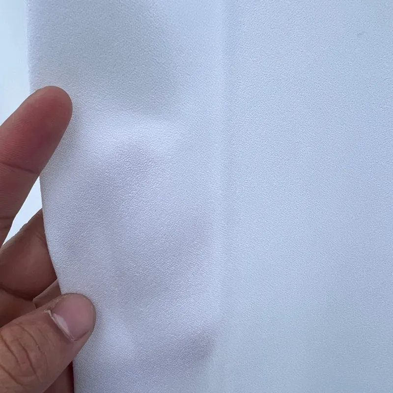 Dichter Gardinen Feine Seidenähnliche 100% Opak Weiß/Elfenbein – mit Kräuselband (1 Stück)