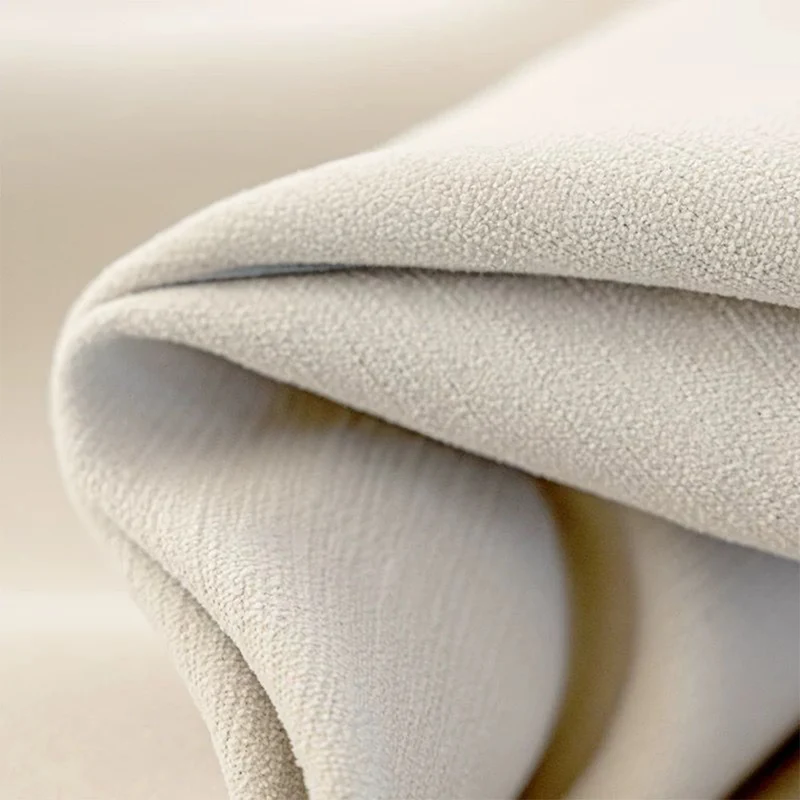 Vorhang Creamy Velvet 90% Verdunkelung Elfenbein – mit Kräuselband (1 Stück)