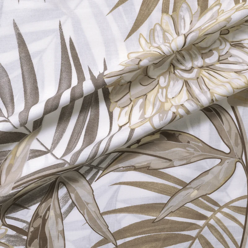 100% Baumwolle Renforcé Bettwäsche - Amazing Beige