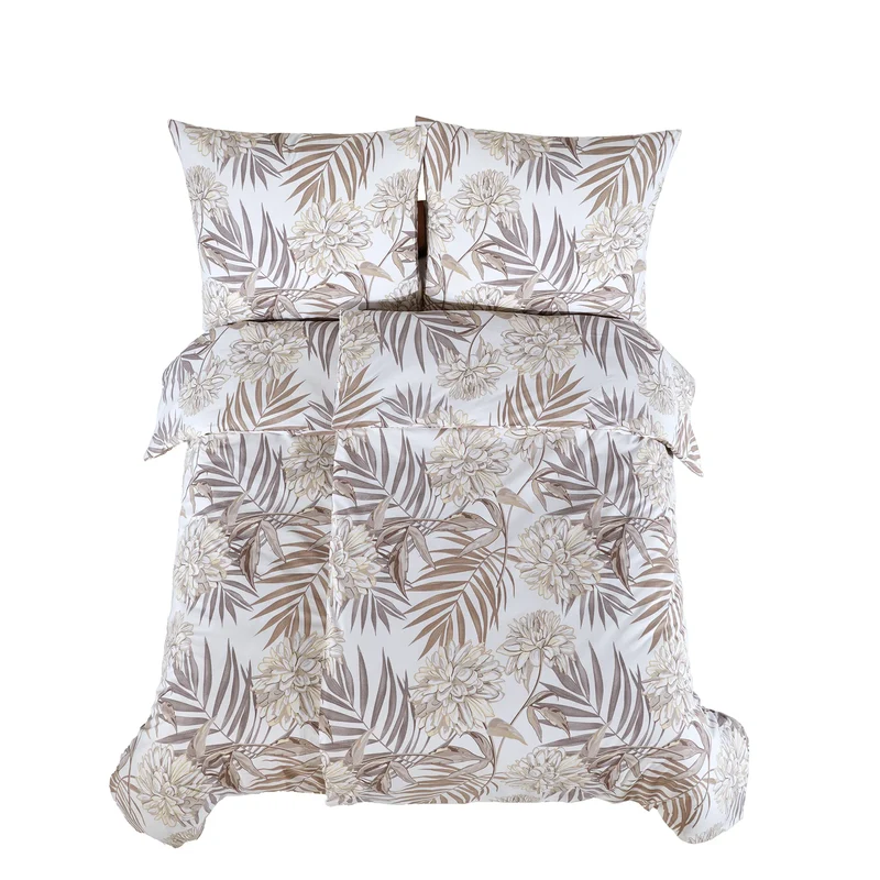 100% Baumwolle Renforcé Bettwäsche - Amazing Beige