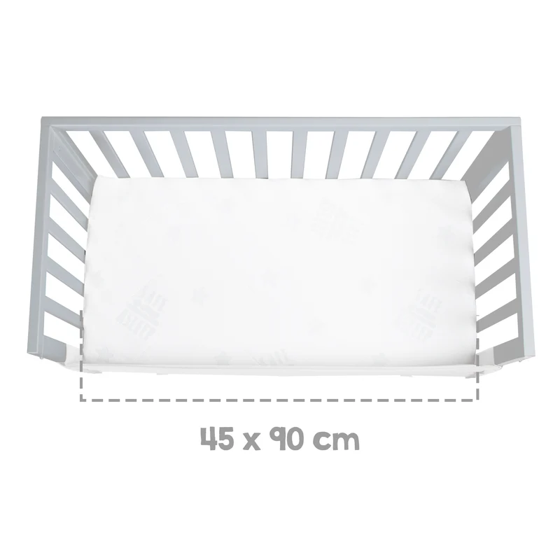 Stuben-/Beistellbett "safe asleep®" – 3 in 1 mit Barriere inkl. Matratze, Holz taupe