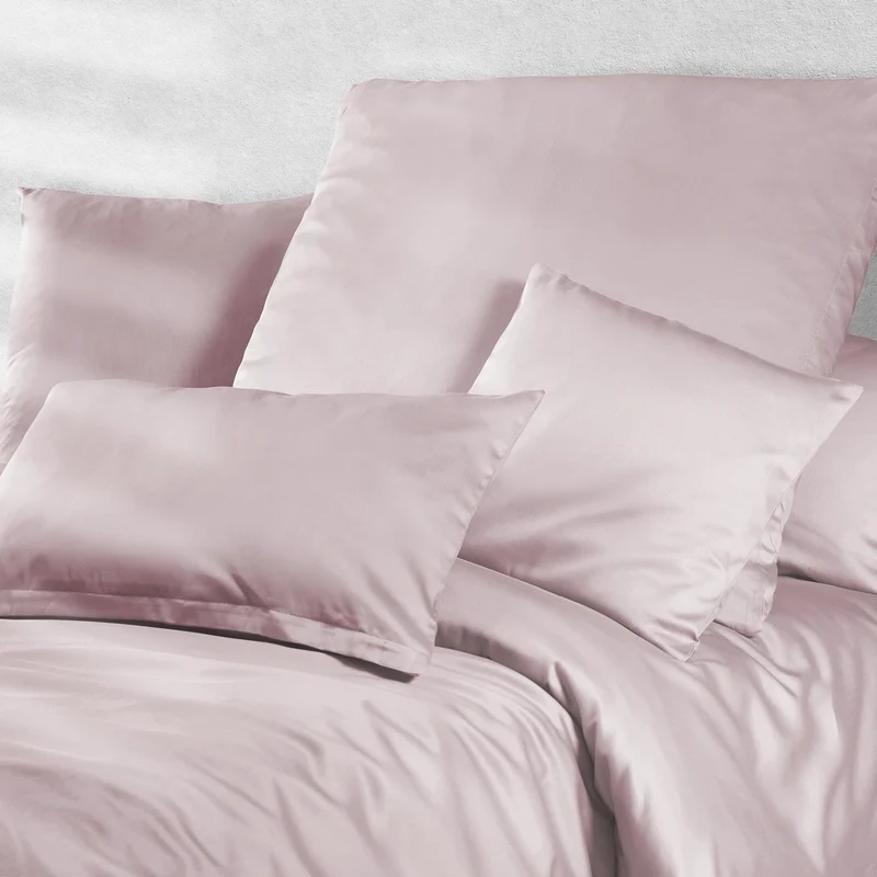 Satin Kopfkissen - Pure Label - Soft Rosa - 2er Set 40x60cm