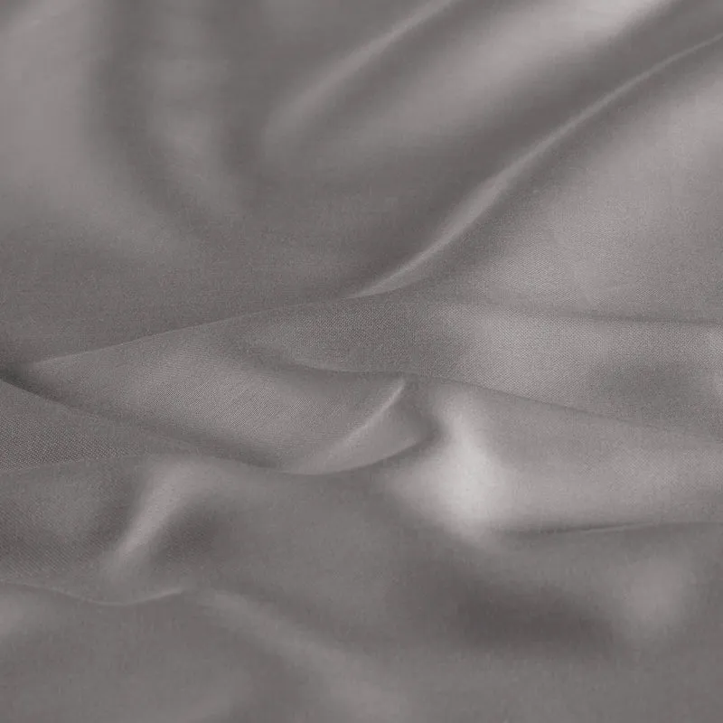Satin Kopfkissen - Pure Label - Hellgrau - 2er Set 80x80cm