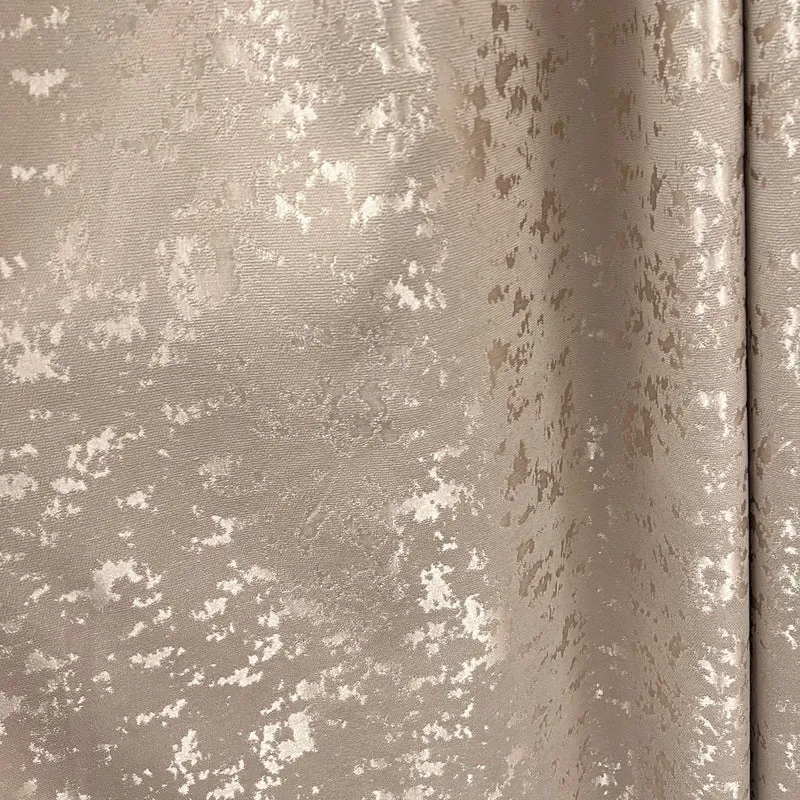 Deko Vorhang mit eleganter Textur Oberfläche Creme – mit Kräuselband (1 Stück)