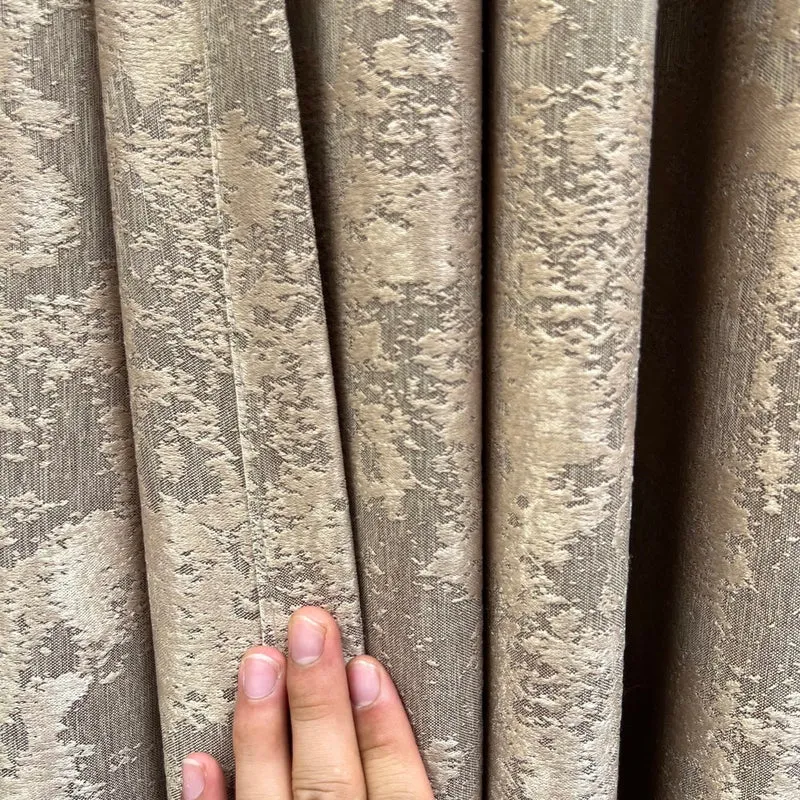 STAR Halbblickdichter Stoff Beige – mit Kräuselband (1 Stück)