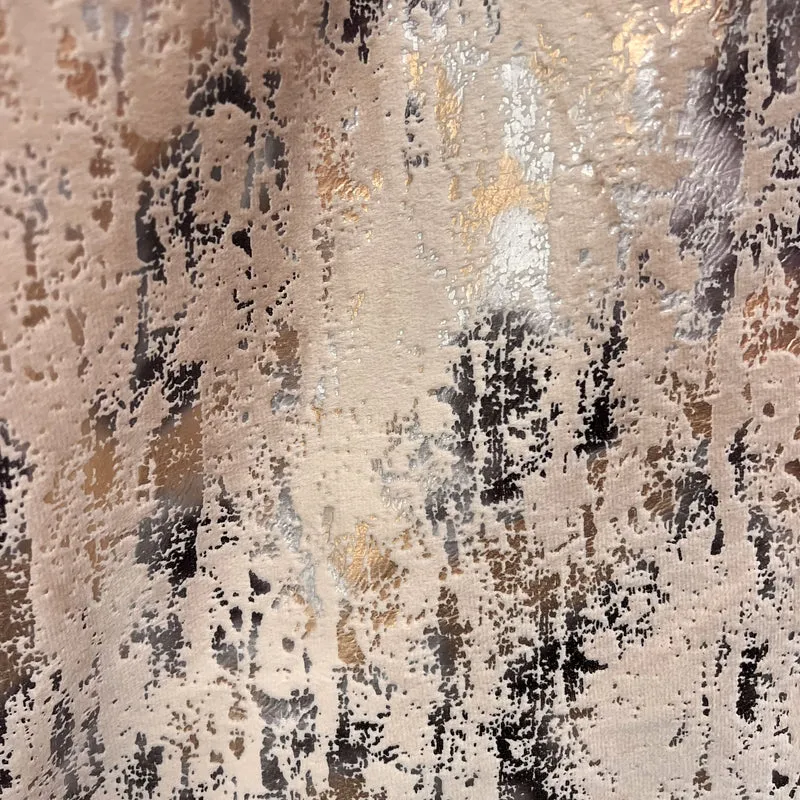 Luxuriöser Samtvorhäng ALPIN Beige – mit Kräuselband (1 Stück)