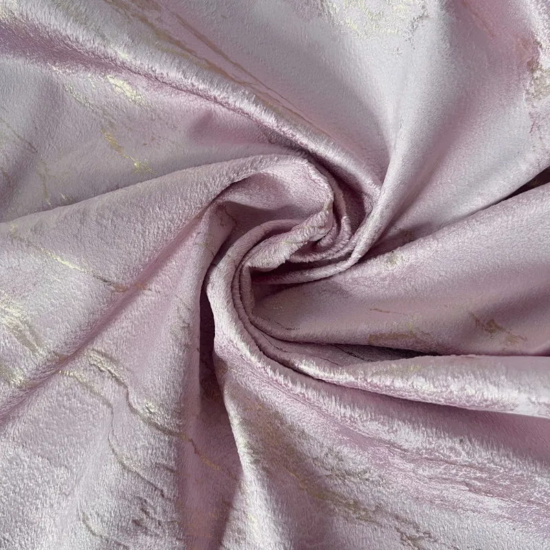 Luxuriöser Samtvorhäng 80% Verdunkelung Rosa – mit Kräuselband (1 Stück)