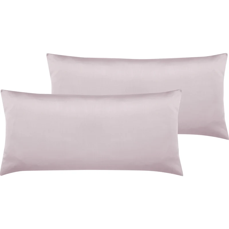 Satin Kopfkissen - Pure Label - Soft Rosa - 2er Set 40x80cm