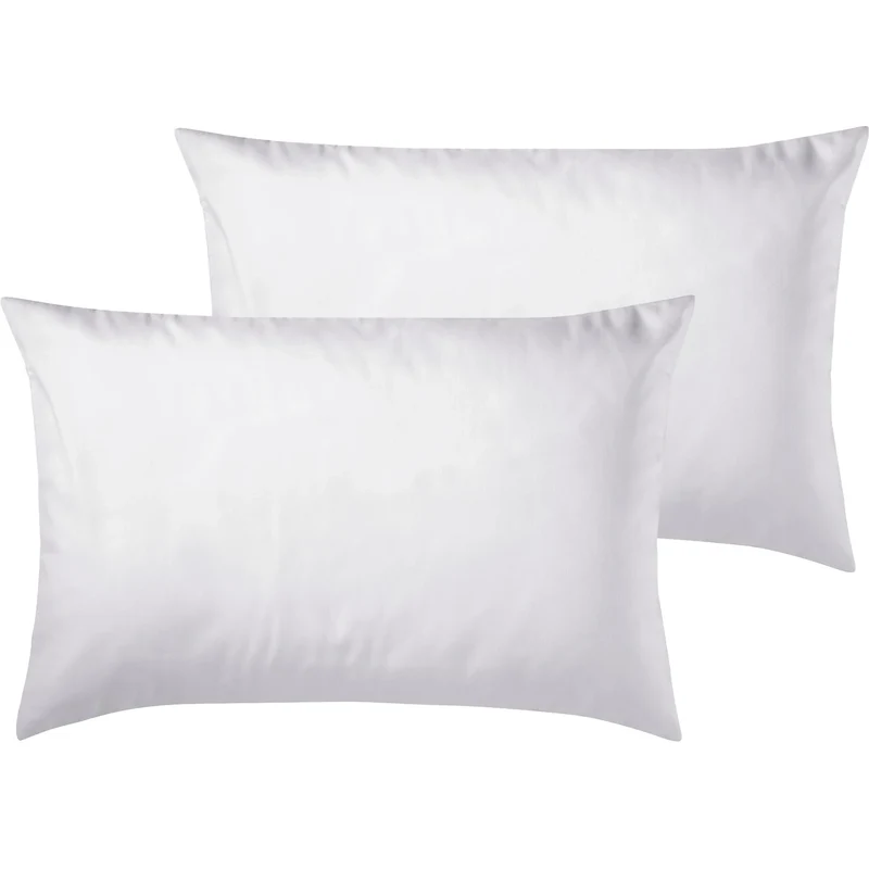 Satin Kopfkissen - Pure Label - Weiß - 2er Set 40x60cm