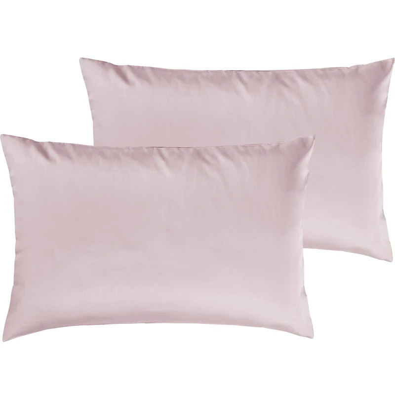 Satin Kopfkissen - Pure Label - Soft Rosa - 2er Set 40x60cm