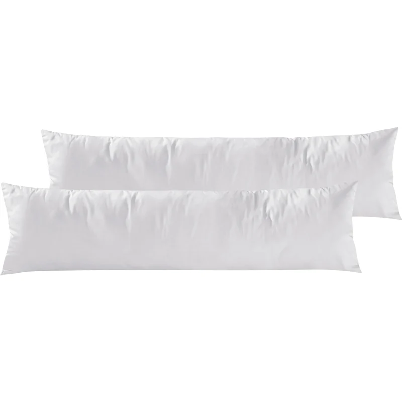 Satin Kopfkissen - Pure Label - Weiß - 2er Set 40x145cm