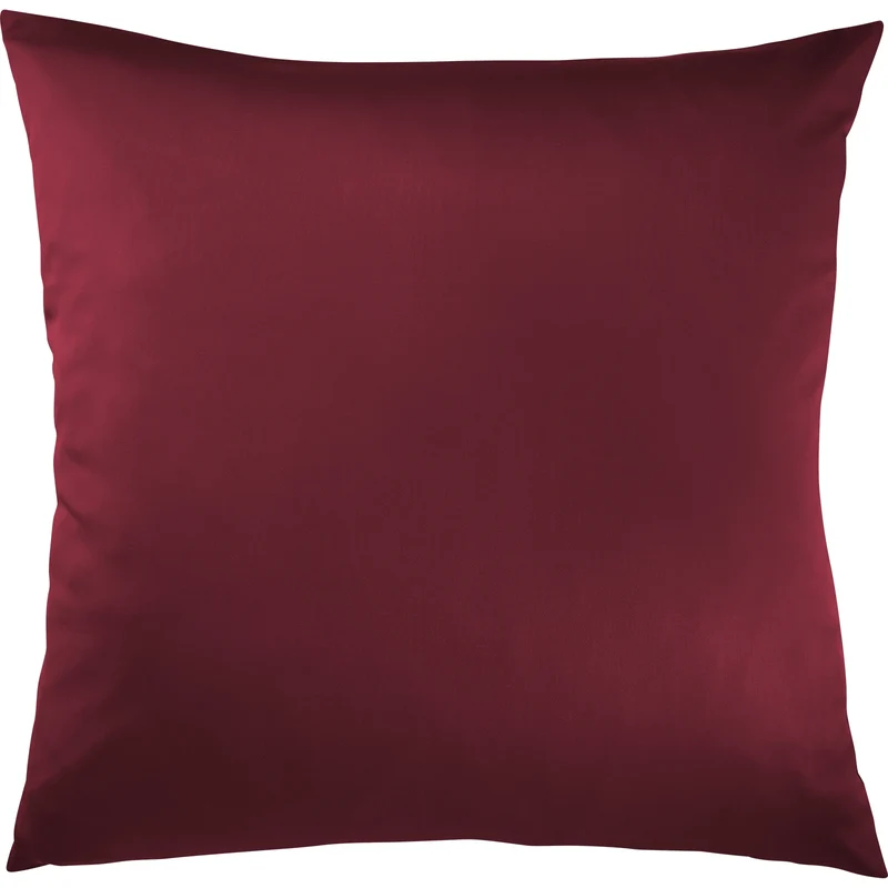 Satin Kopfkissen - Pure Label - Aurora Rot - 40x40cm