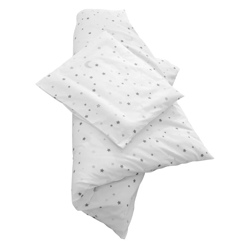 Wiegenbettwäsche "Sternenzauber" – 2-teilig, 80 x 80 cm, 100 % Baumwolle