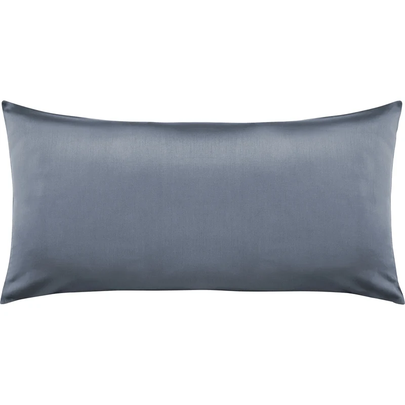 Satin Kopfkissen - Pure Label - Stahlblau - 40x80cm