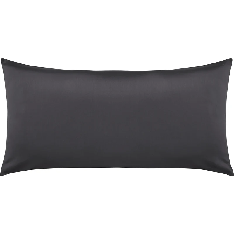 Satin Kopfkissen - Pure Label - Anthrazit - 40x80cm