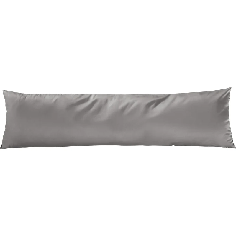 Satin Kopfkissen - Pure Label - Hellgrau - 40x145cm