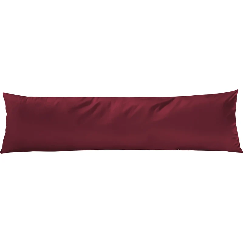 Satin Kopfkissen - Pure Label - Aurora Rot - 40x145cm