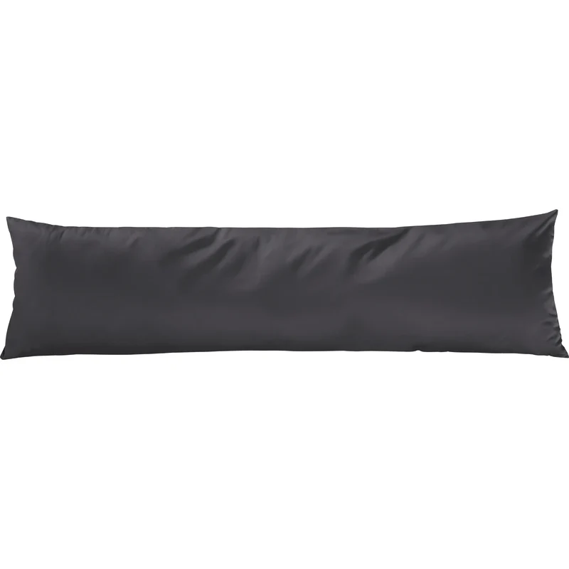 Satin Kopfkissen - Pure Label - Anthrazit - 40x145cm