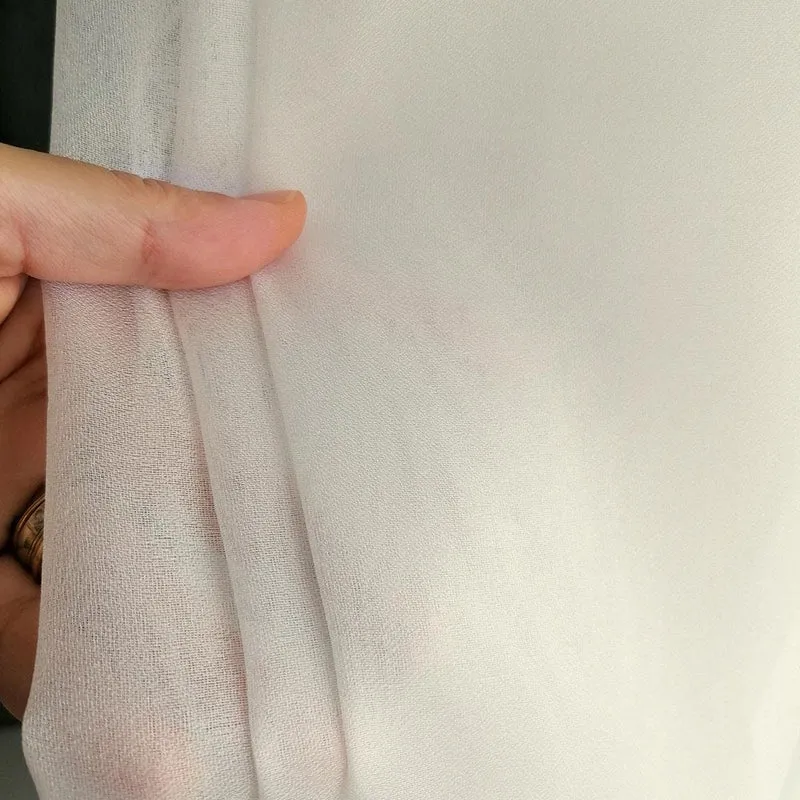 Schiebegardine aus leichtem Voile Elfenbein - mit Kräuselband (1 Stück)