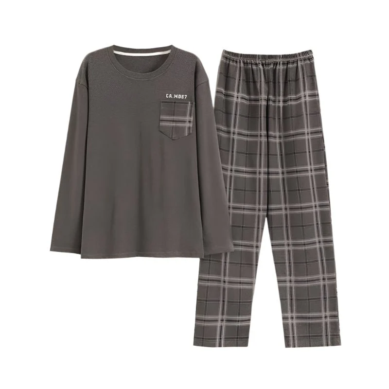 Herren-Pyjama-Set in Übergröße für ultimativen Komfort