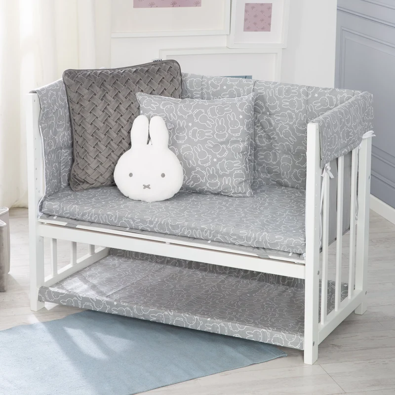 Stubenbett "Miffy" – 3 in 1, Beistellbett, inkl. kompletten Bettzubehör