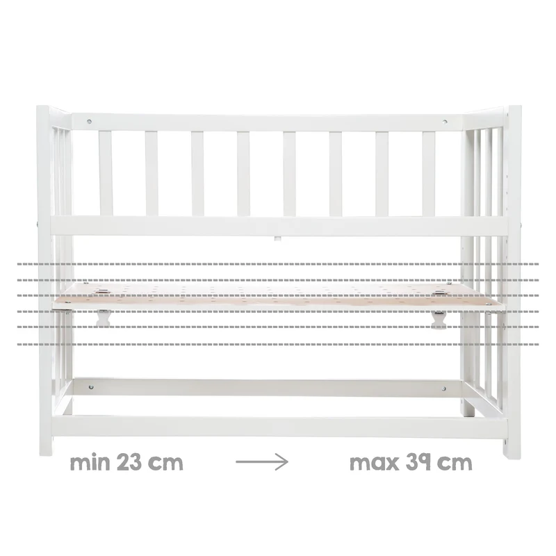 Stubenbett "Miffy" – 3 in 1, Beistellbett, inkl. kompletten Bettzubehör