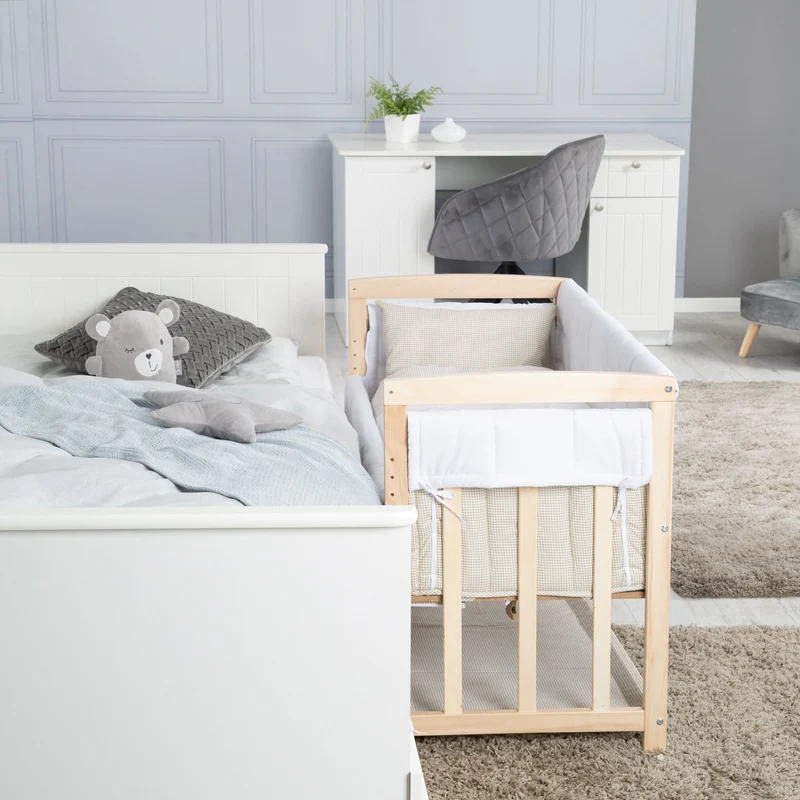 Stuben-/Beistellbett "Liebhabär" – 4 in 1, Babybett, Wiege, Kinderbank