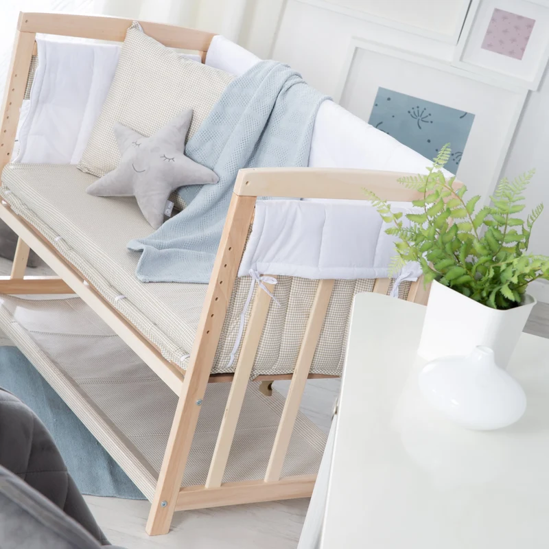 Stuben-/Beistellbett "Liebhabär" – 4 in 1, Babybett, Wiege, Kinderbank