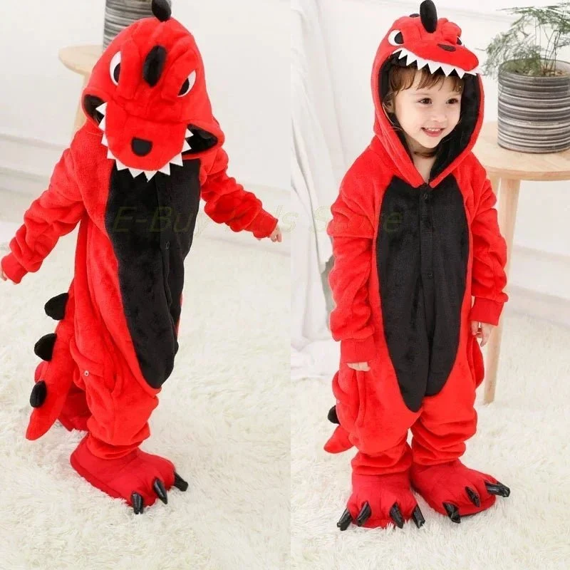 Unisex-Winter-Tier-Einteiler – Lustige, flauschige Schlafanzüge für Kinder und Erwachsene