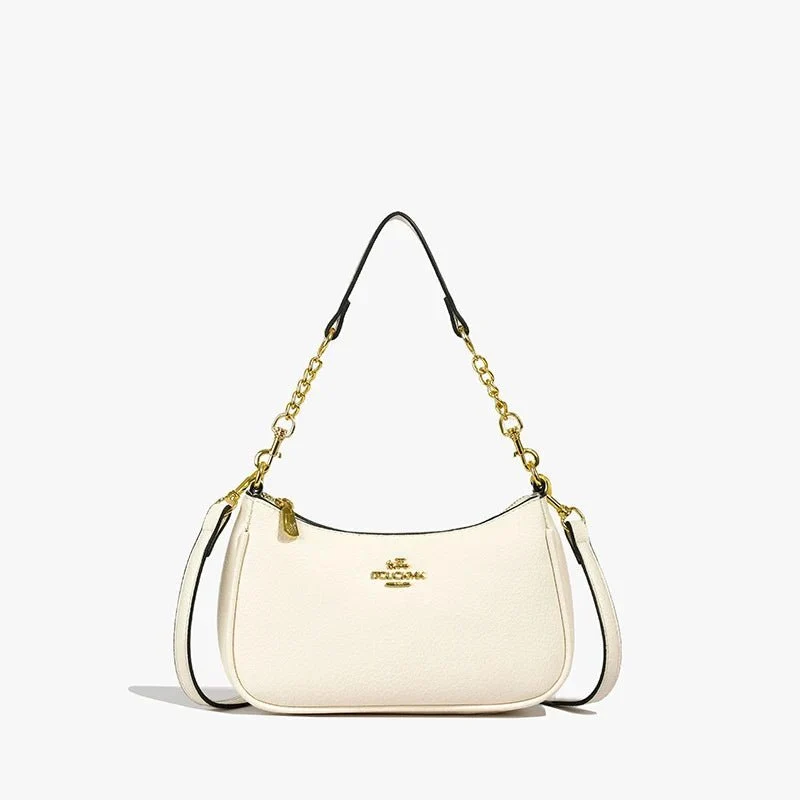 Damen-Umhängetasche – Multifunktionale Schultertasche aus PU-Leder mit klassischem geometrischem Muster