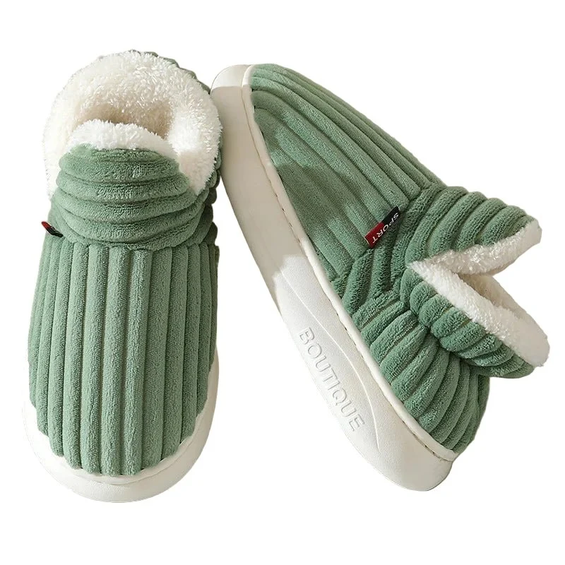 Litfun Neue flauschige Winterpantoffeln für Damen – Gemütliche Plüschpantoffeln mit weicher Sohle für optimalen Komfort in Innenräumen