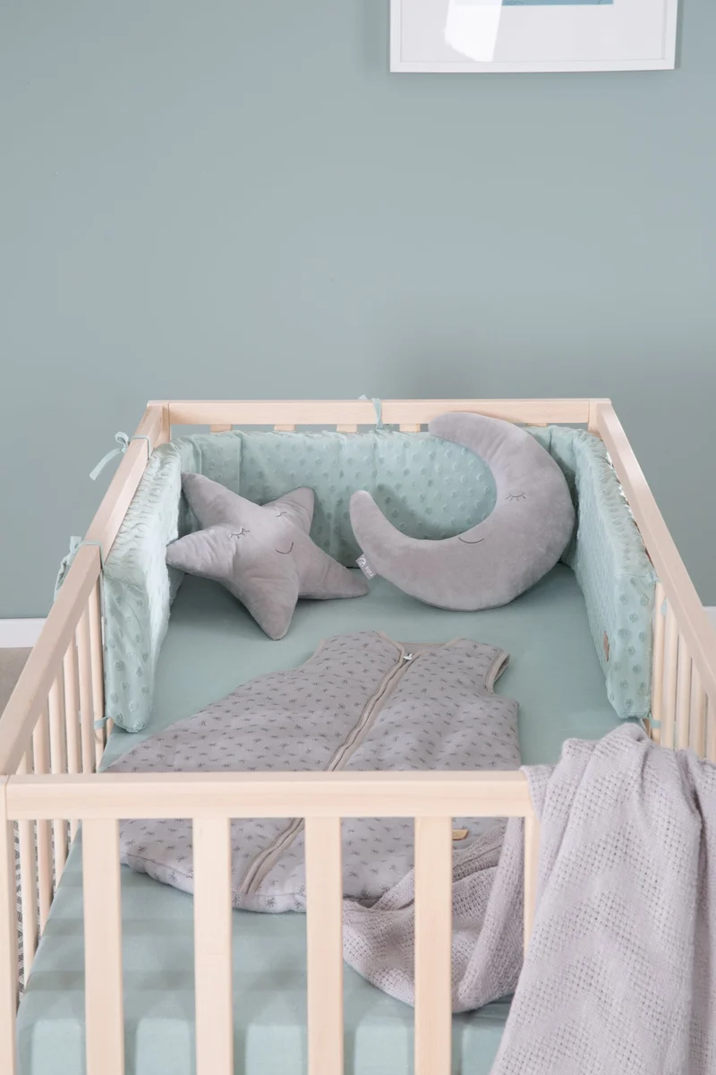 Kinderbett "Cosi" – 60 x 120 cm, natur (Buche massiv), höhenverstellbar