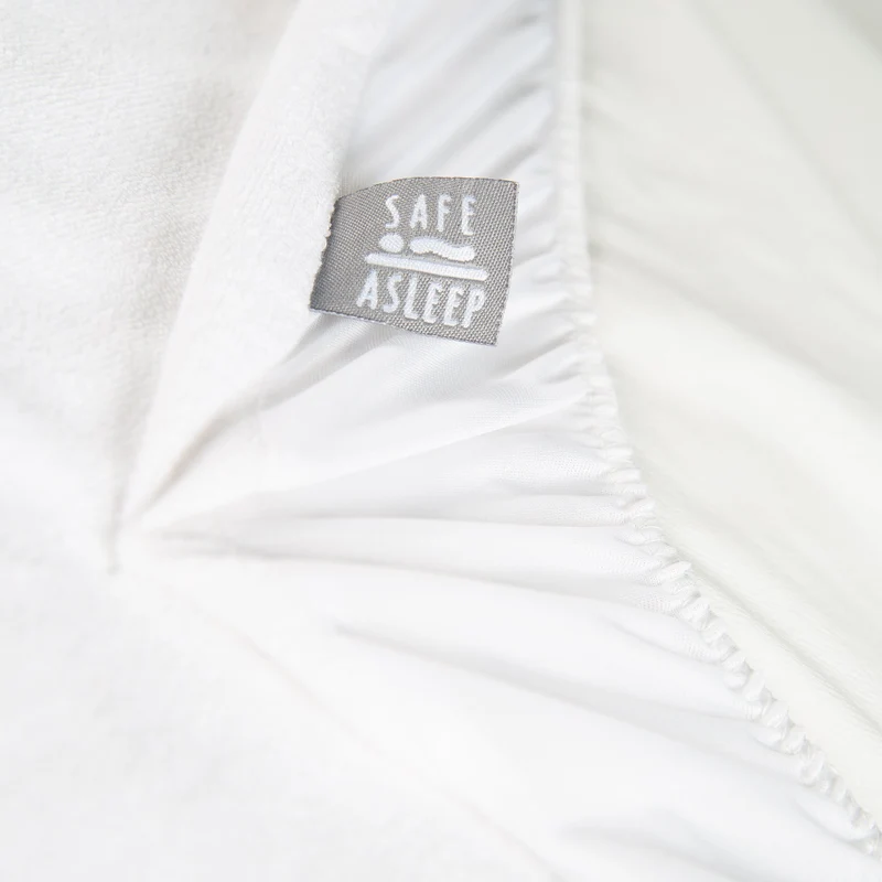 Matratzenschoner "safe asleep®" – mit Feuchtigkeitsschutz für Matratzen 140 x 70 cm & 120 x 60 cm, weiß